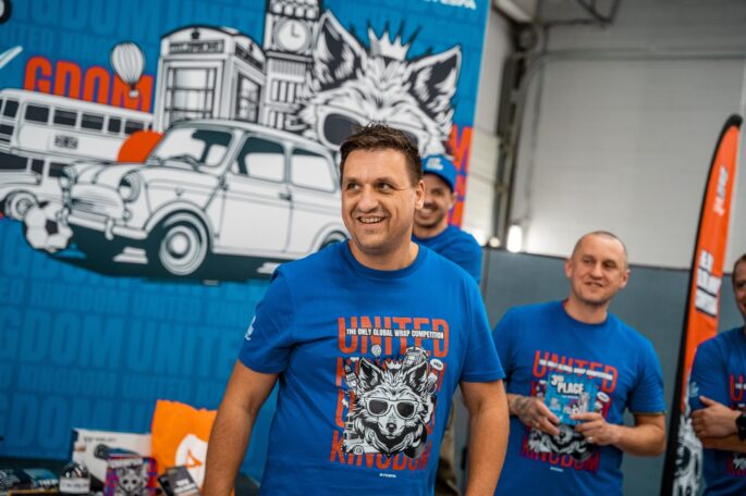 Chris Hooper take home the World Wrap Masters UK Competition